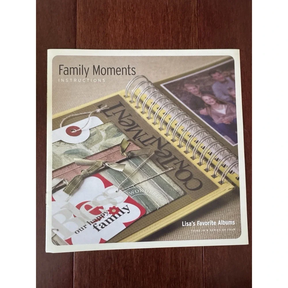 Creative Memories Family Moments 8x8 Scrapbook Album Kit Yellow Lisa
